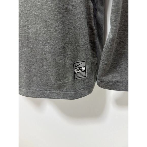 Nike Shirt Men’s M Pro Combat Fitted Swoosh Dri Fit Train Run Gym Work Core Go - Picture 3 of 8